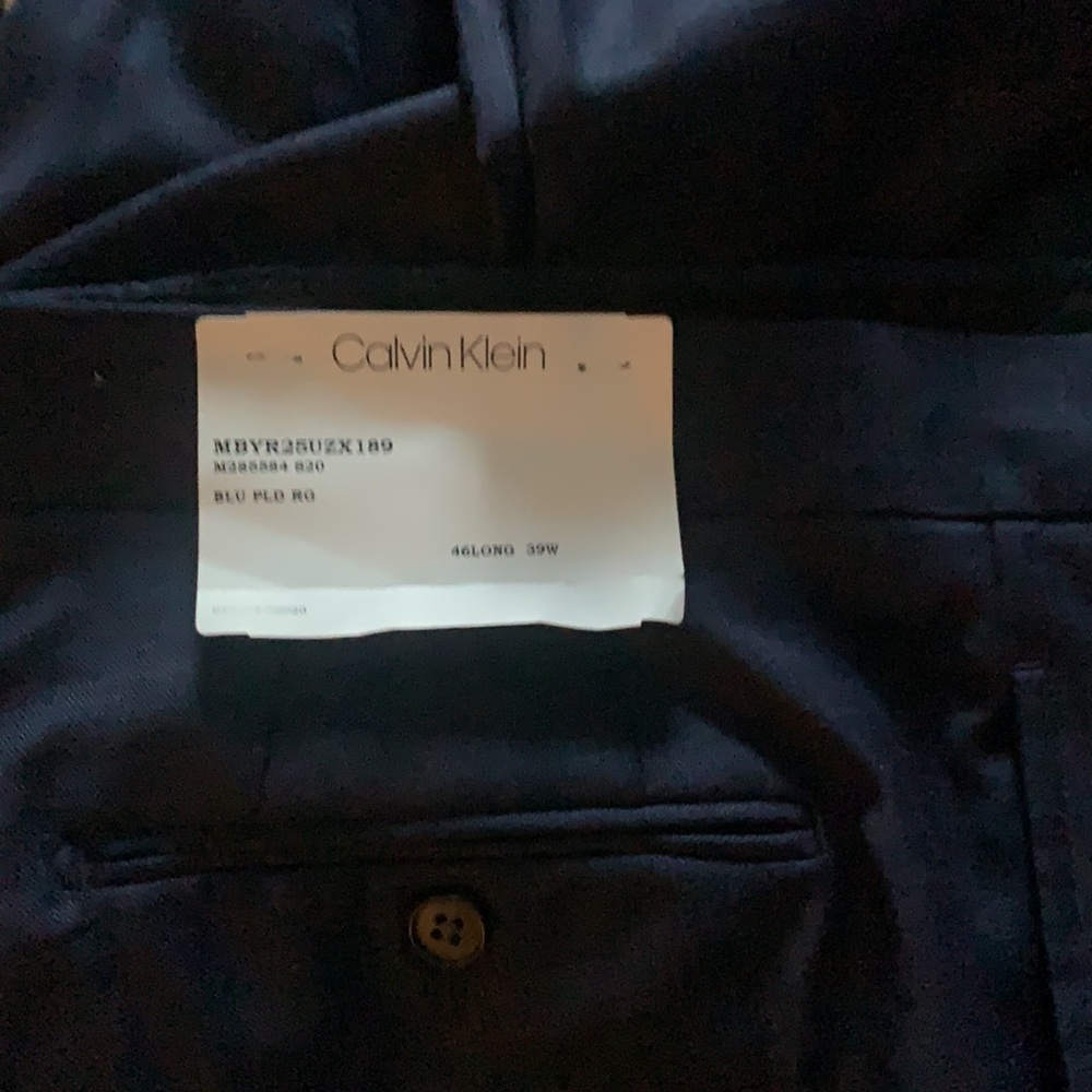 Calvin Klein Designer Suit For Business Wear Or Evening Wear . Stretch Material. View 3